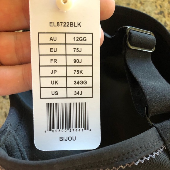 NWT Elomi Bijou Plunge T-shirt Bra- 34J - Picture 8 of 8